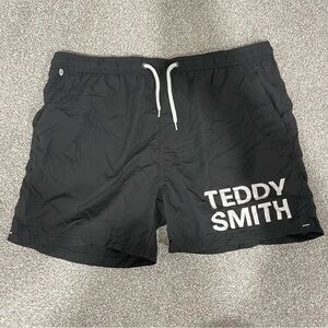 Teddy Smith Men’s Swim Shorts – Black – Size 2XL